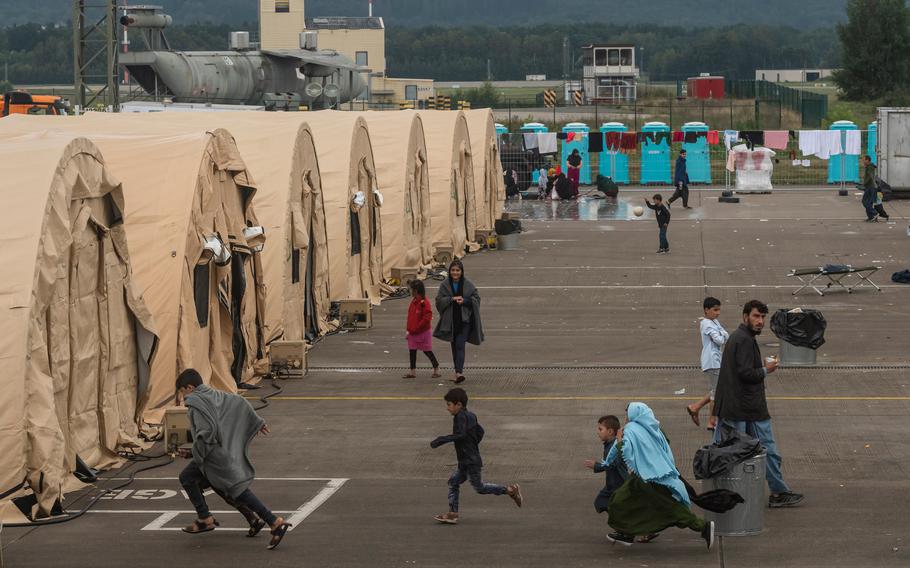 Ramstein Air Base Spent 563 Million On Afghan Refugees In 2 Months Stars And Stripes